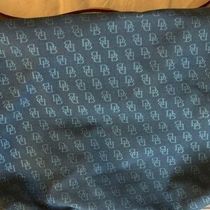 Dooney & Bourke Teal Monogram Scarf
